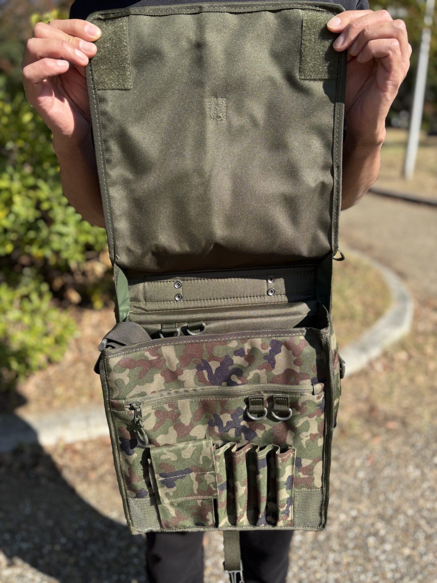 図のうバッグ ショルダーバッグ ハンドバッグ 陸上自衛隊 迷彩 ミリタリー 航空自衛隊 海上自衛隊